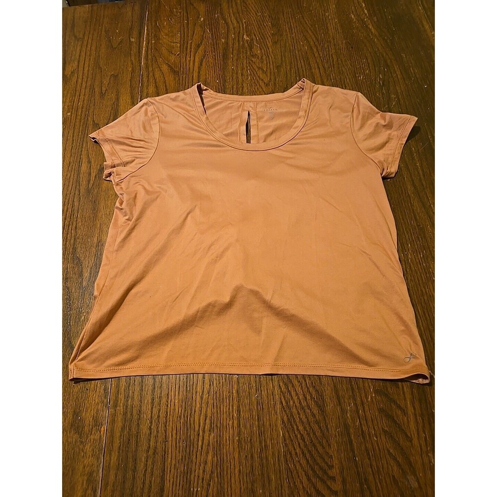 Freely Womens Top Sleeveless Cropped Athletic Yoga Workout PINK Size XL